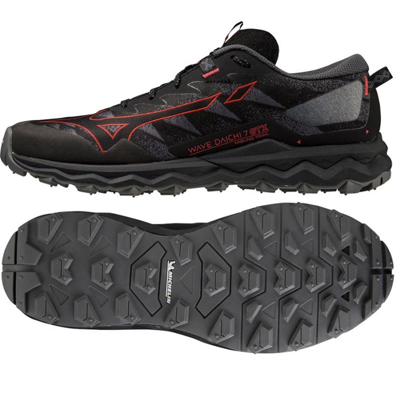 Löpskor Mizuno Wave Daichi J1GJ225601 Gore-Tex svart 1