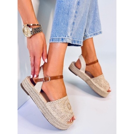 Boho Ingram Beige espadrillesandaler 2