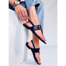 Dillion Black flip-flops svart 2