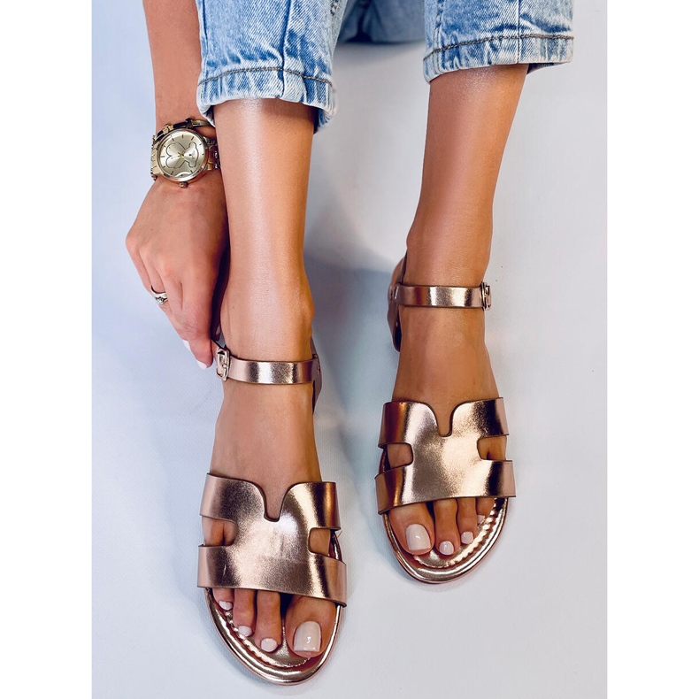 Forney Champagne damsandaler gyllene 1