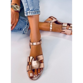 Forney Champagne damsandaler gyllene 2