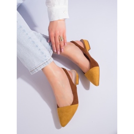 Dampumpar med öppen klack Shelovet brun 1