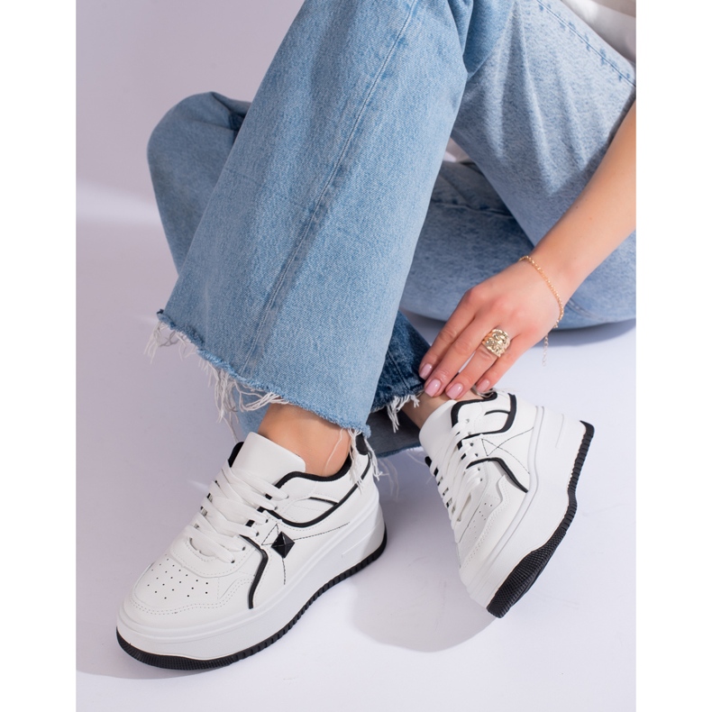 Damsportskor Shelovet vit och svart 1