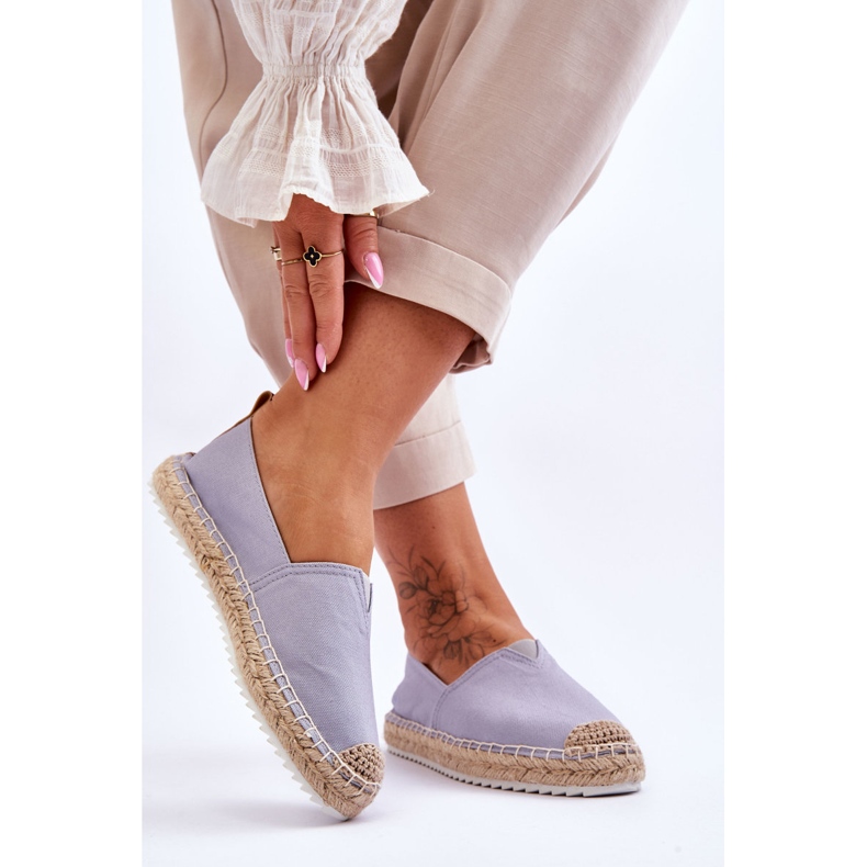 Big Star Braided Sule Espadrilles HH274497 Light Blue blå 2