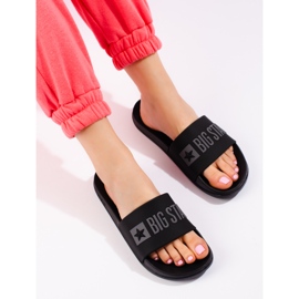 Svarta damtofflor Big Star FF274A200906 1