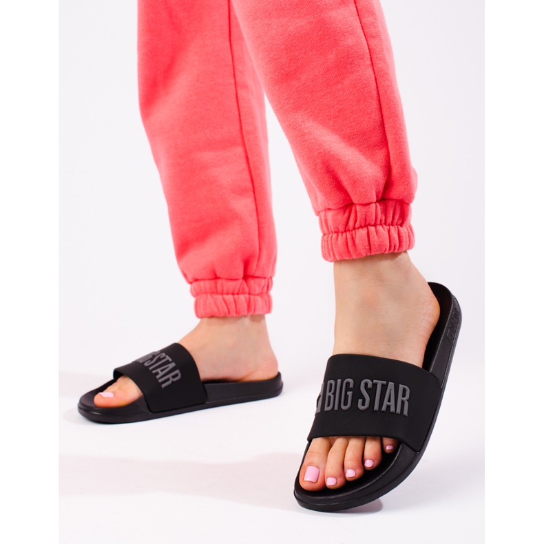 Svarta damtofflor Big Star FF274A200906 2