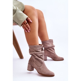 Maciejka Mocka Slip-On Boots 06005-10 Mörkbeige 2
