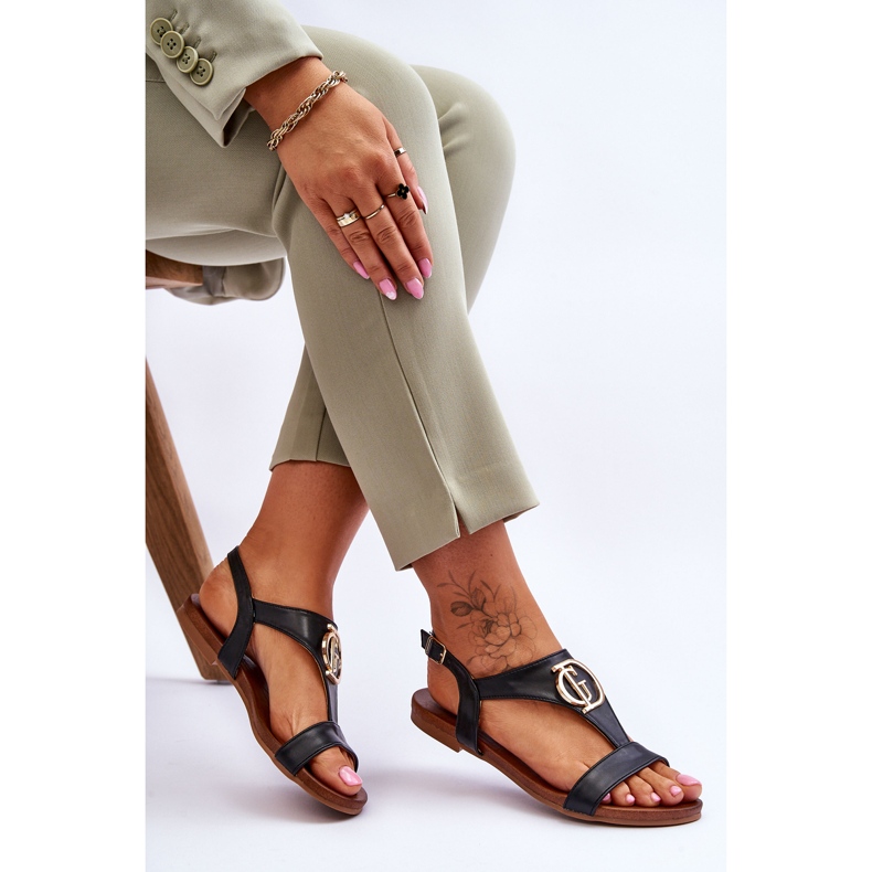 Platta sandaler S.Barski KV-5541-32 Svart 1