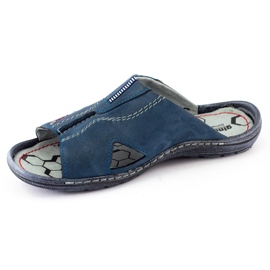 334GT marinblå tofflor för män 2