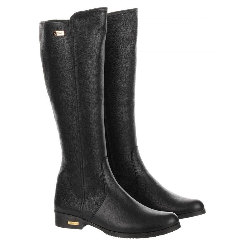 Olivier Svarta stövlar Ana, svart korn 2