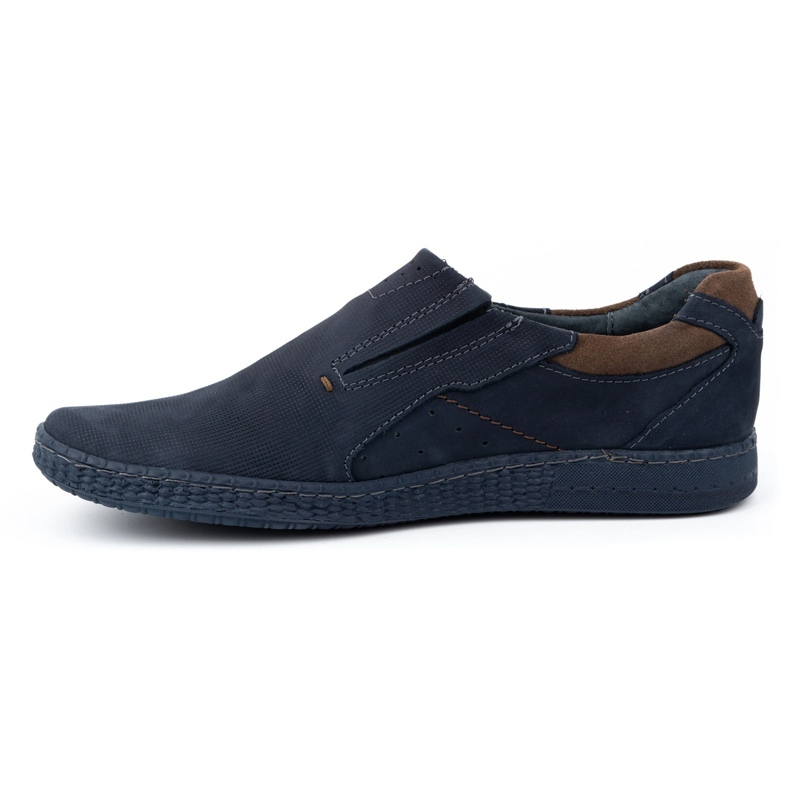 KOMODO Herrloafers 862L marinblå 1