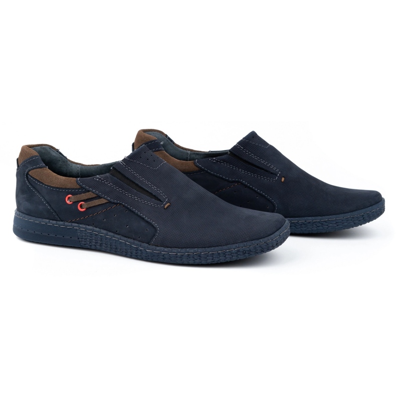 KOMODO Herrloafers 862L marinblå 2