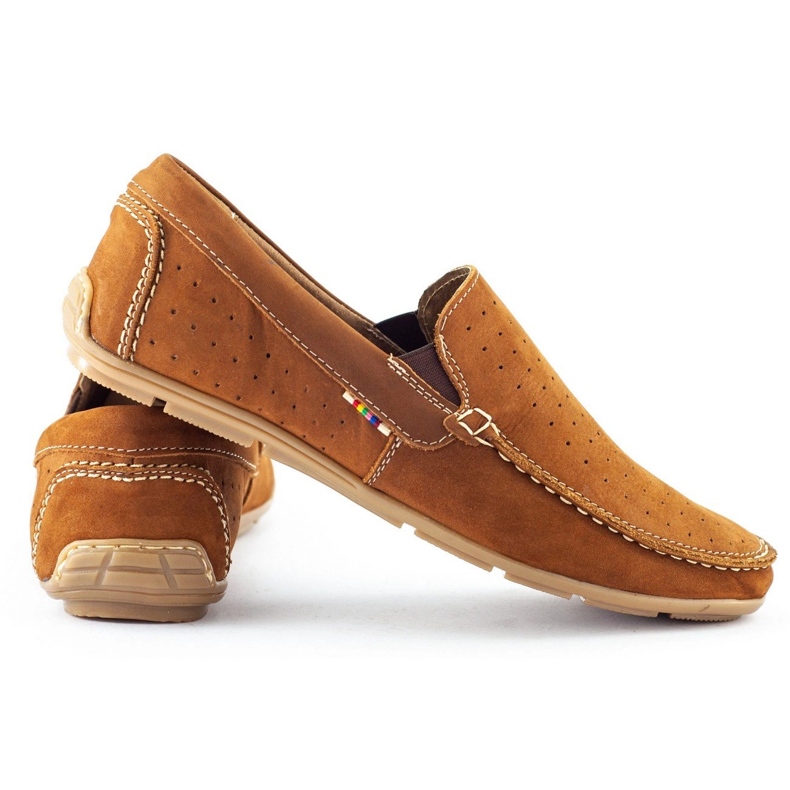 KOMODO Herrloafers 890 röda mångfärgad 1