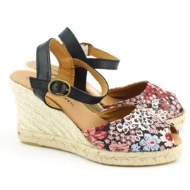 Mariettas Kile sandaler 7210 blomma mångfärgad 2