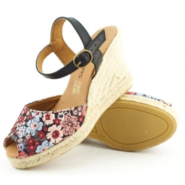 Mariettas Kile sandaler 7210 blomma mångfärgad 3