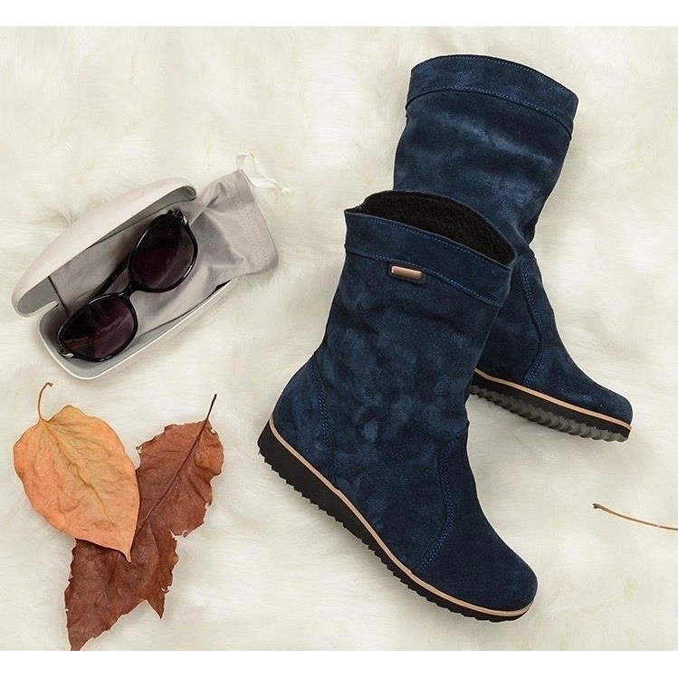 Olivier Läderstövlar Emi Warm Blue blå 1