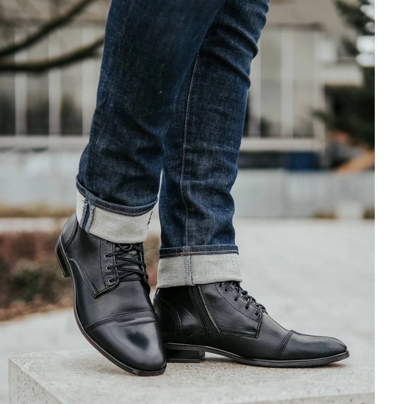 KENT Vinter Chelsea stövlar 287D Svart 1