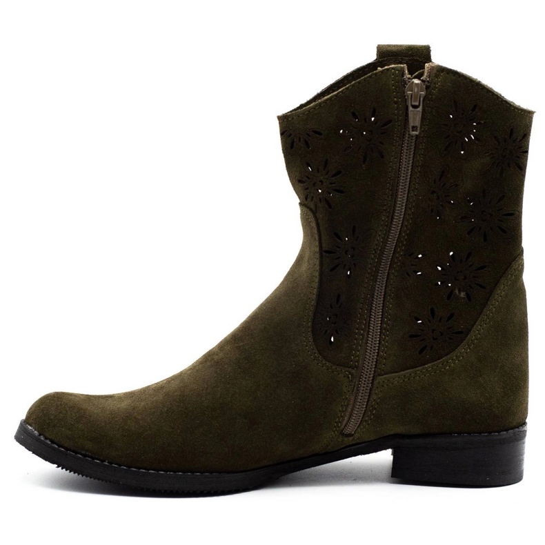 Olivier Bekväma Janet -gröna stövlar 1