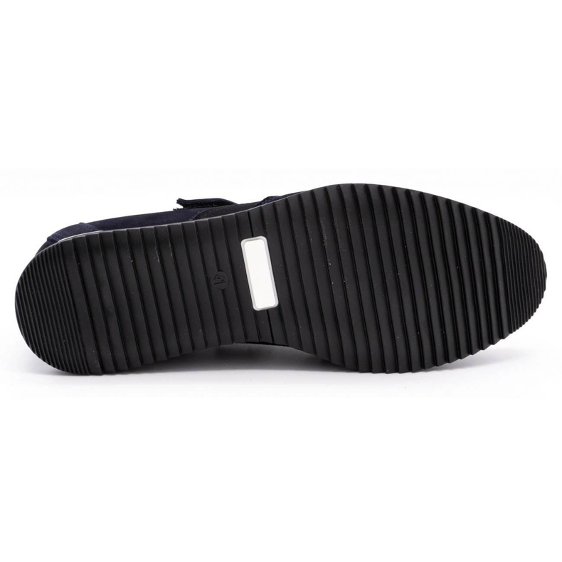 Polbut Casual läderskor för män 2102/2 marinblå 1