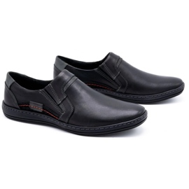 Olivier Mäns läderloafers 520 svart 2