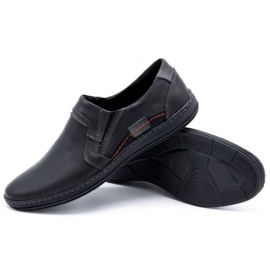 Olivier Mäns läderloafers 520 svart 3
