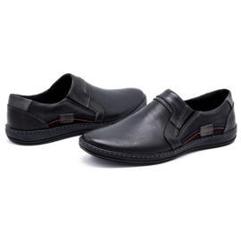 Olivier Mäns läderloafers 520 svart 6