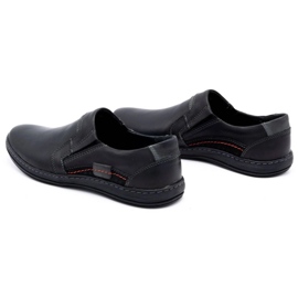 Olivier Mäns läderloafers 520 svart 7