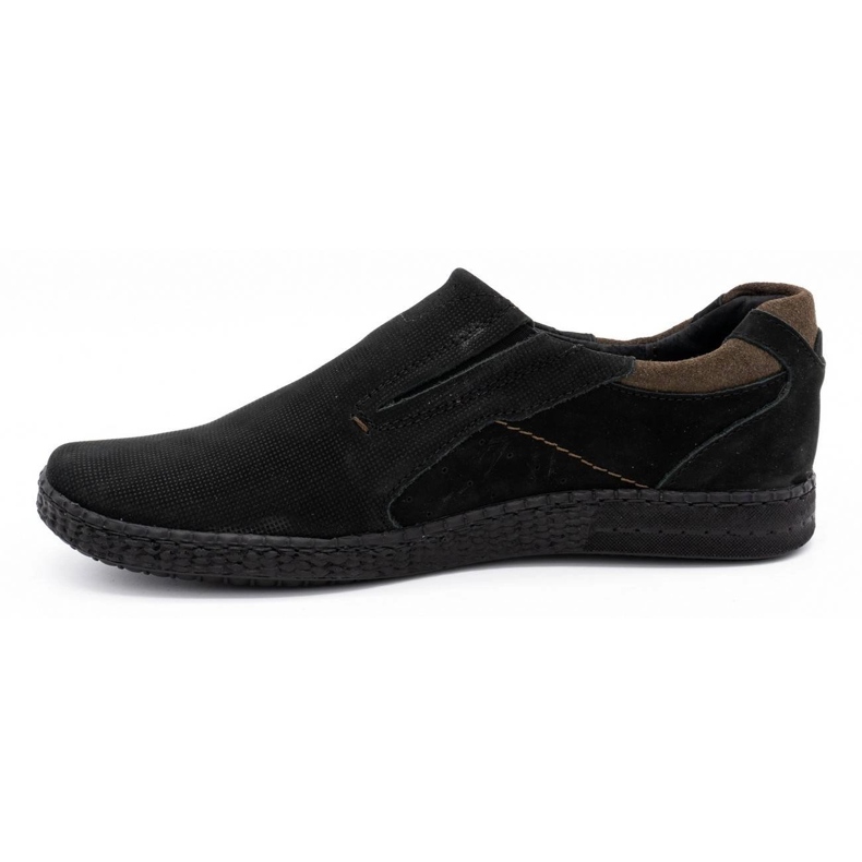 KOMODO Svarta herrloafers 862L 1