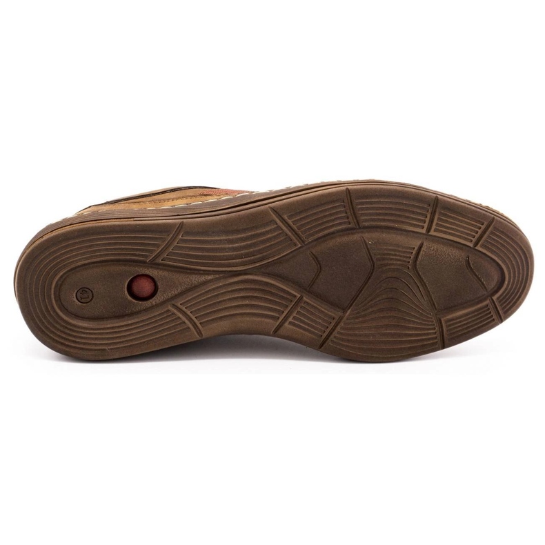 Olivier Casual läderskor för män 238GT brun 1