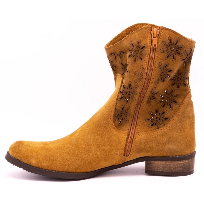 Olivier Bekväma Janet -röda stövlar orange 1