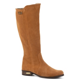 Olivier Moderiktiga stövlar Klara röda orange 1