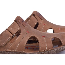 Kampol Skinntofflor herr 217 / 22KAM brun 1