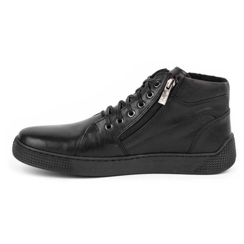 Kampol Isolerade läderstövlar för män 120KAM svarta 1