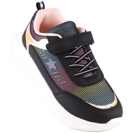 Kardborre sportskor Miss EVE422 svart 1