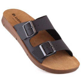 Bekväma Inblu M CM000028-014 tofflor svart 1