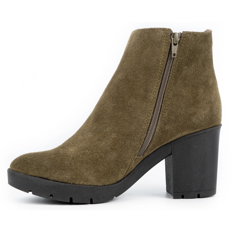 Olivier Riva mockaisolerade stövlar för kvinnor i grönt 1