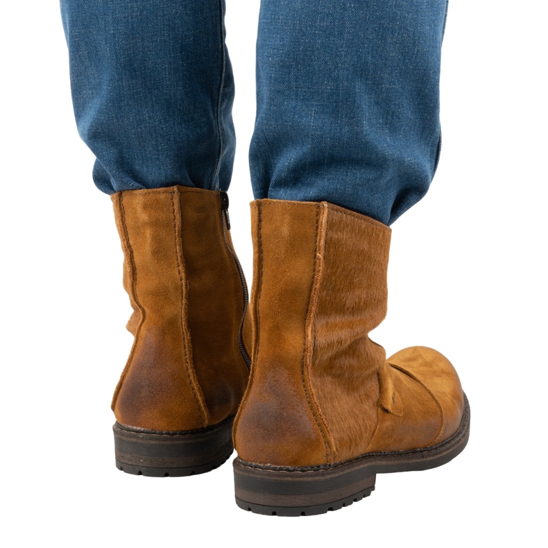 Olivier Läder herrstövlar 553KZ röda brun 2