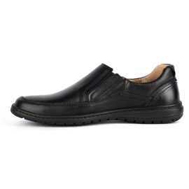WASAK Läder slip-on skor för män 0115W svart 1