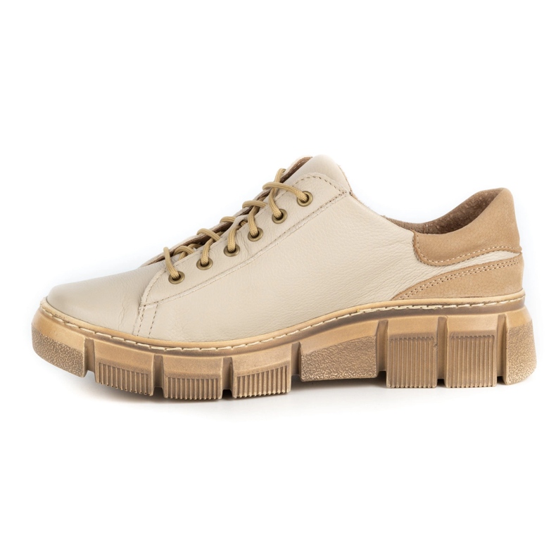 WASAK Damskor läder sneakers 0663W beige 1
