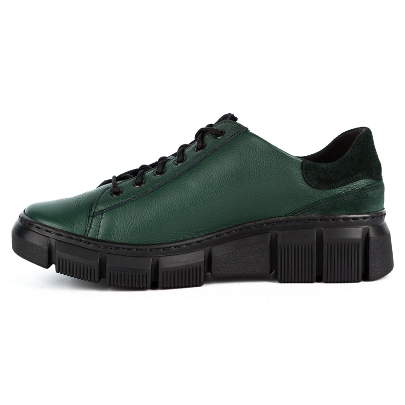 WASAK Damskor läder sneakers 0663W grön 1