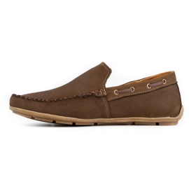 Olivier Läder loafers herr 085KNT brun 1