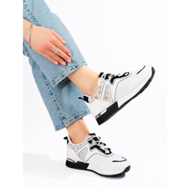 Damsportskor vita svarta Shelovet 2