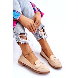 PS1 Bekväma mocka Dam Loafers Beige Lucca 7