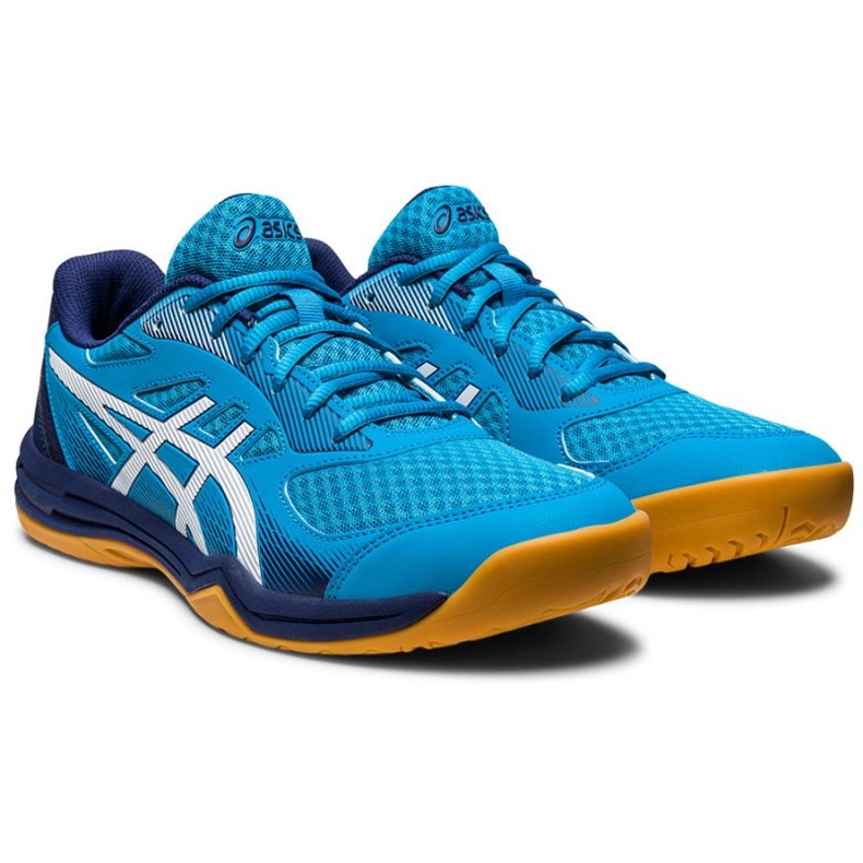 Asics Upcourt 5 M 1071A086 402 volleybollskor blå blå 3