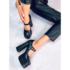 Loit Black spannmålsplattformspumpar svart 2