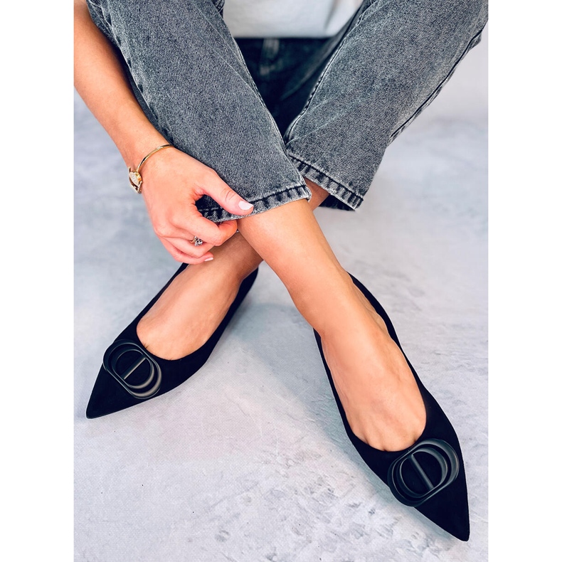 Arte Svarta ballerinor med mandeltår 2