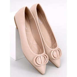 Falana Khaki mandel tå balett plattor beige 1