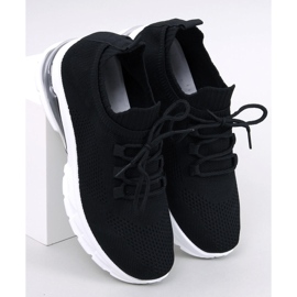 BM Caruso Black sock sportskor svart 1