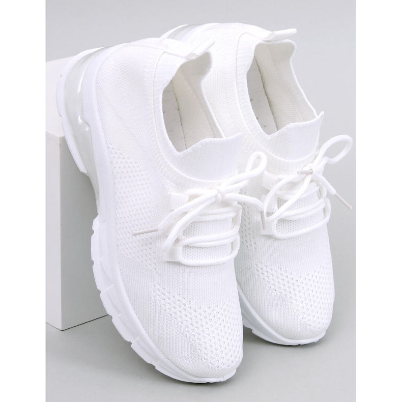 BM Caruso White sock sportskor vit 1