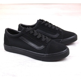 Atletico svarta låga sneakers i textil 1